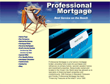 Tablet Screenshot of professionalmortgage.com